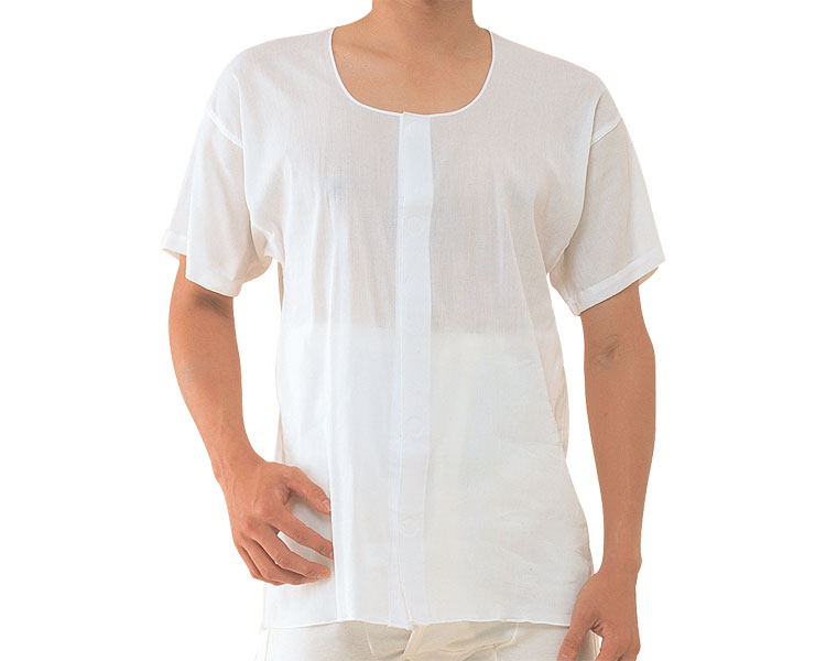 남성 반팔 전면오픈 원터치 내의 CH-1 M 화이트