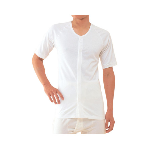 남성 5부 전면오픈 원터치 내의 No.2 M 오프화이트