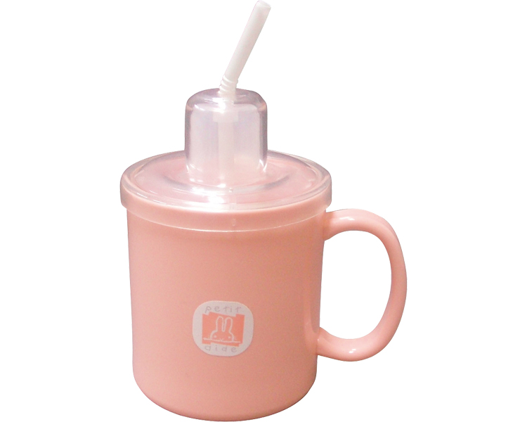 빨대 부착 머그컵 HS-N4-P 핑크