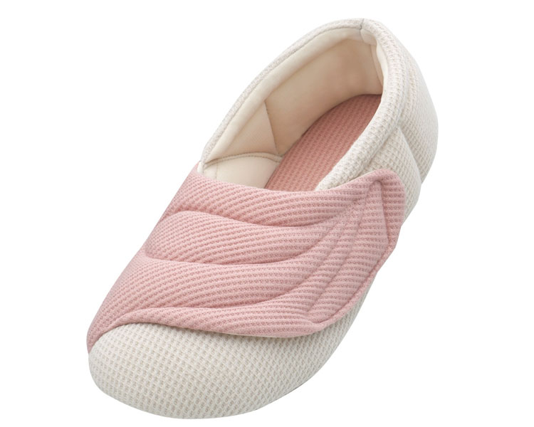 아유미 와이드벨트 와플 실내화 9E L 245-255 핑크 2229