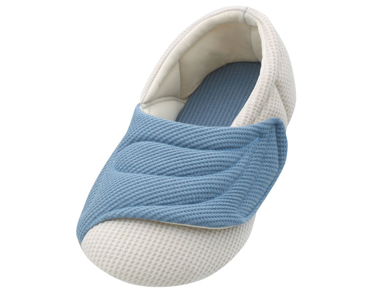 아유미 와이드벨트 와플 실내화 9E LL 260-270 블루 2229