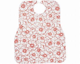 식사용 방수 앞치마 400 꽃무늬로즈핑크