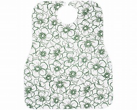 식사용 방수 앞치마 400 꽃무늬그린