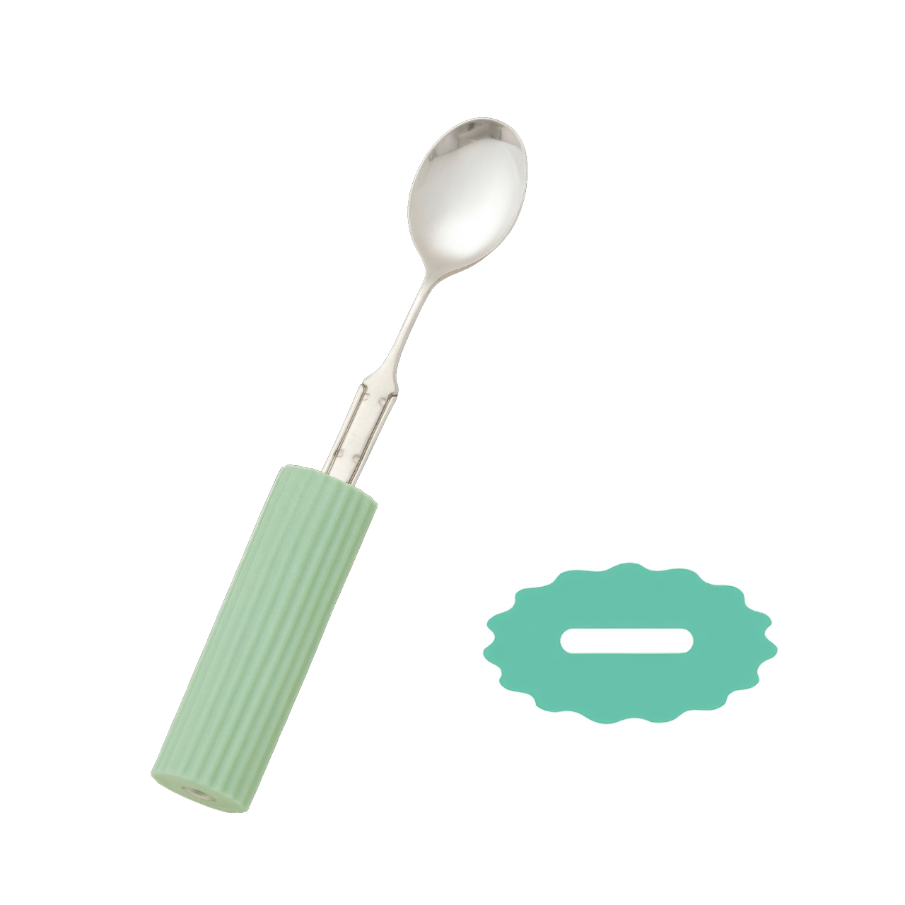 구부려 사용 실리콘 스펀지 부착 R-22/SS-2 숟가락(소)