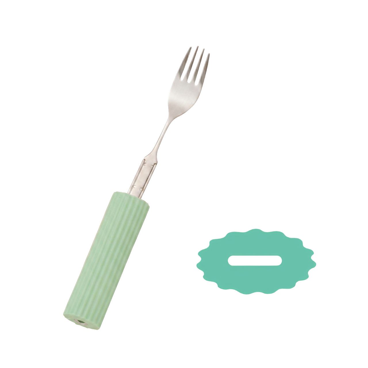 구부려 사용 실리콘 스펀지 부착 R-23/SS-2 포크(소)