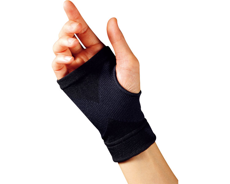 나카야마식 손목 보호대 1매입 350306 블랙 프리