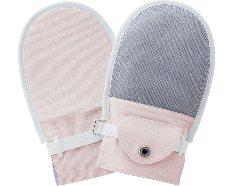 치매 장갑 No.5 (등쪽 메쉬) L (좌우 1세트) 105838 핑크