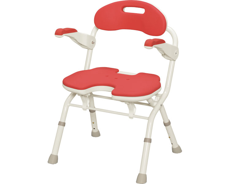 안주 접이식 목욕의자 FU 536-053 레드