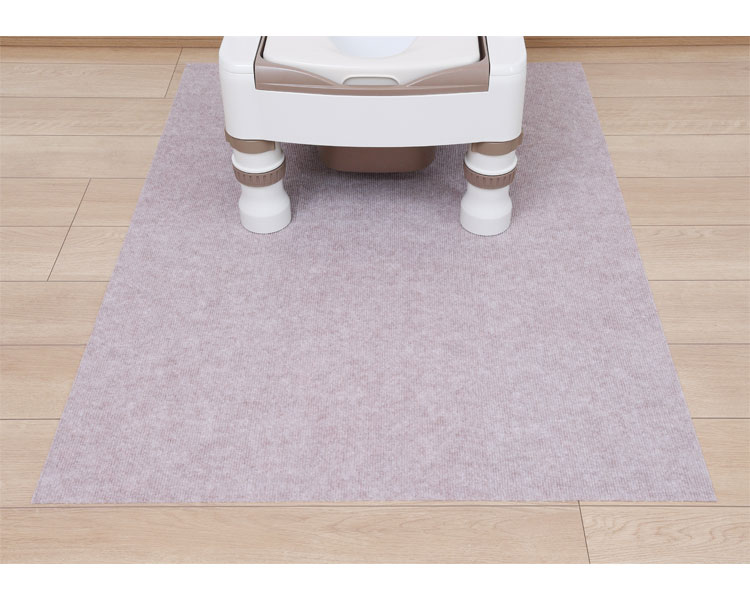 이동식 변기 전용 발수 매트 (테두리 없음) HKPL-BE-9012 베이지