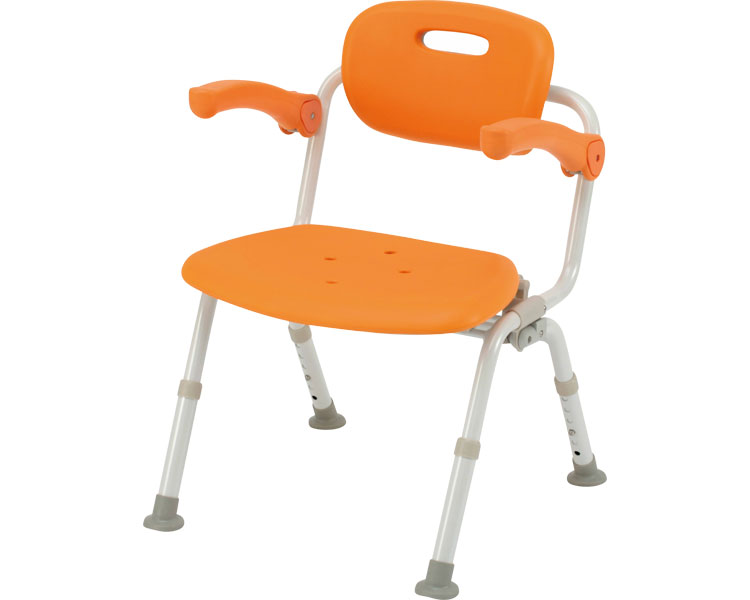 유클리어 목욕의자 와이드 SP 원터치 접이식N PN-L41522D 오렌지