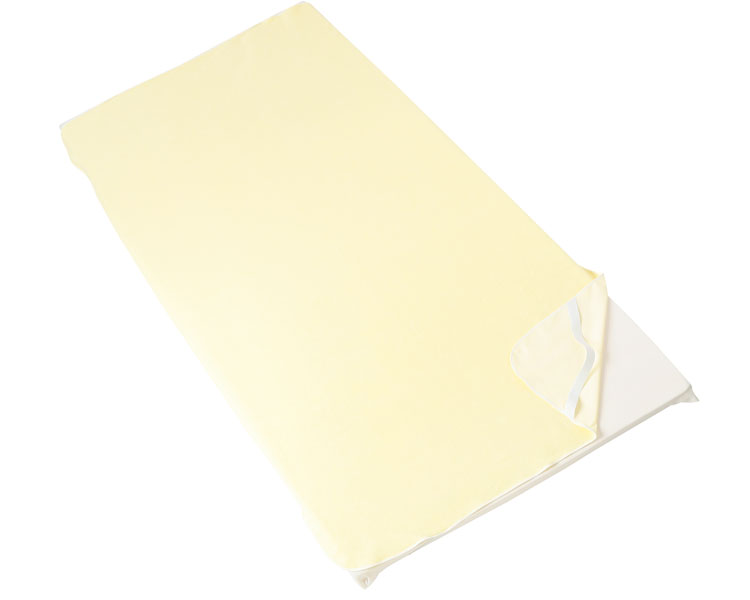 블루 방수시트 면 파일 고무밴드 타입 (폭 100cm) 100-56 크림