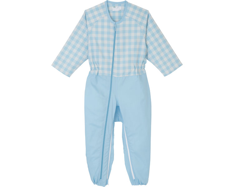 에코노미 풀오픈형 환자복 5748 S 블루