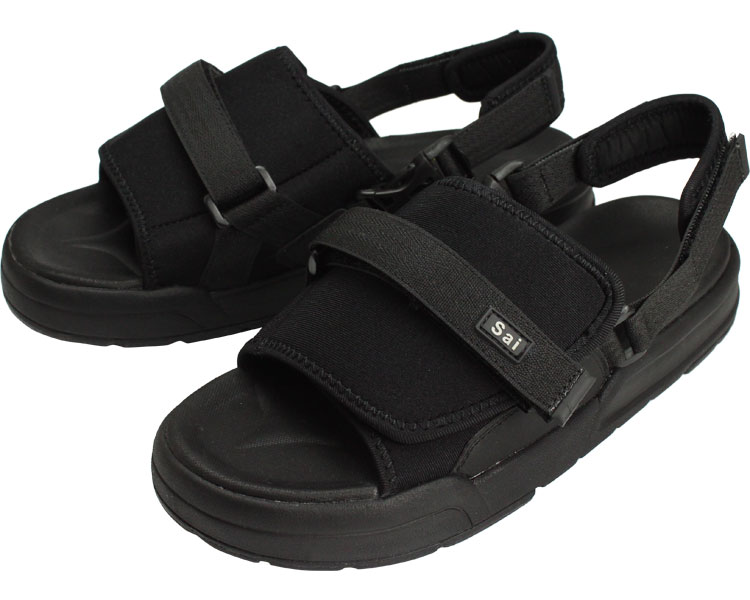 SaiSai 저스트 핏 샌들 WG510 남녀공용 L 블랙