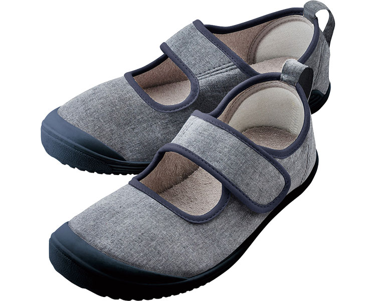 입원 지원 슈즈 남녀공용 91474 24.0cm 그레이