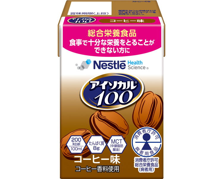 네슬레 아이소칼100 환자 영양식 200kcal 커피 맛 100mL
