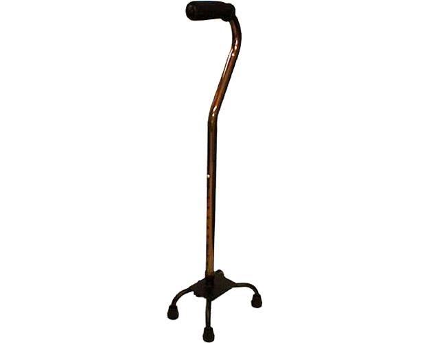 소형 앰버 네발 지팡이 WB3502 브라운