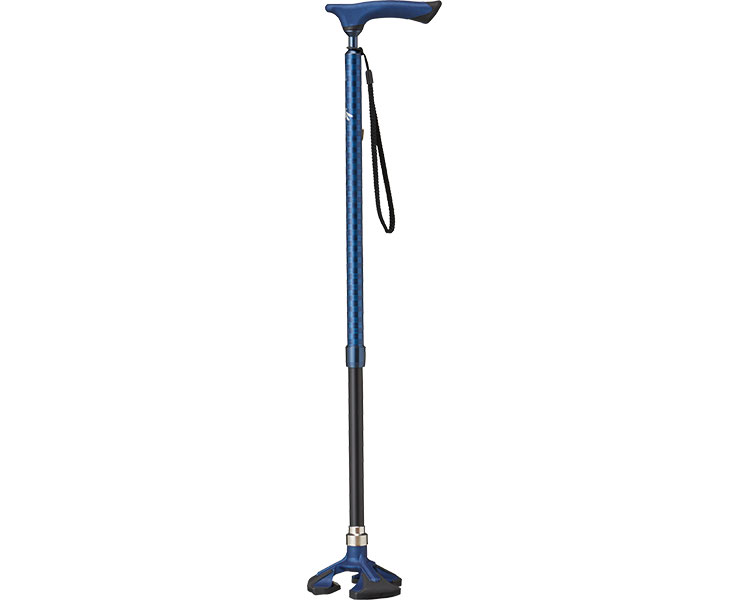 라쿠스마 네발 지팡이 쓰리베이스 R-103 네이비