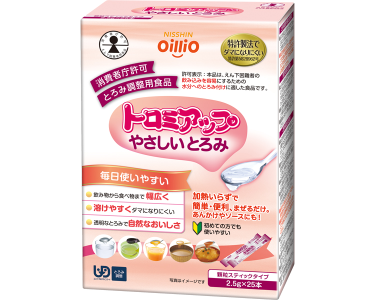 오일리오 도로미업! 연하곤란자용 점도조절 식품 21776 2.5g×25개