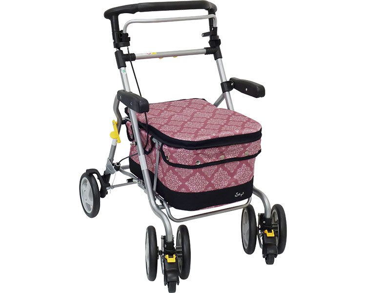 댄서 박스형 실버카트 다마스크 핑크