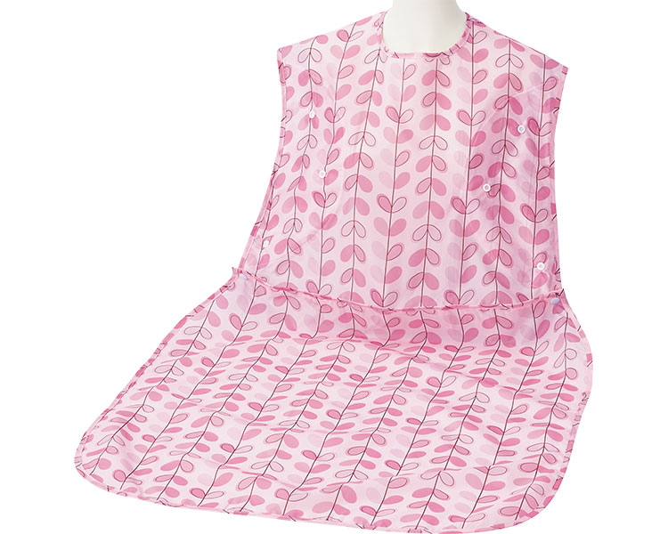 위젤 식사용 앞치마 포켓형 039-120110-00 리프핑크