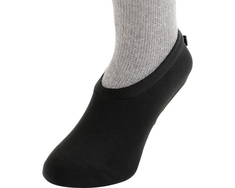 아유미 발수 가공 덧신 3켤레 M 230-240 블랙 4602