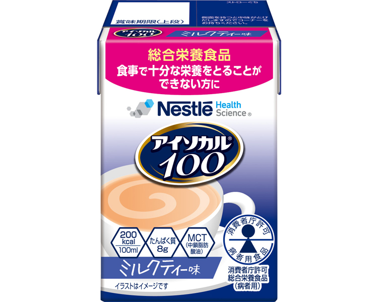 네슬레 아이소칼 100 환자 영양식 200kcal 밀크티 맛 100mL