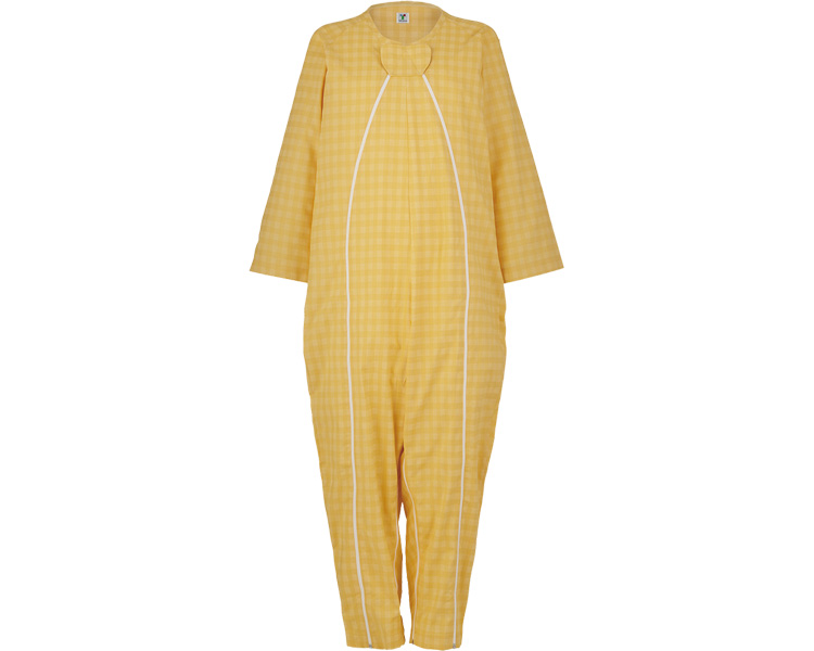 후도 A형 간병용 잠옷 (사계절용) 107063 M 겨자