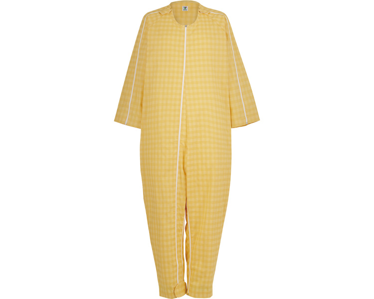 후도 C형 간병용 잠옷 (사계절용) 107164 L 겨자