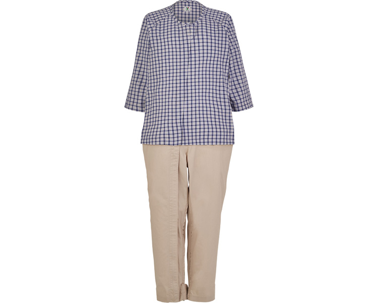 후도 D형 간병용 잠옷 (사계절용) 107212 S 감색