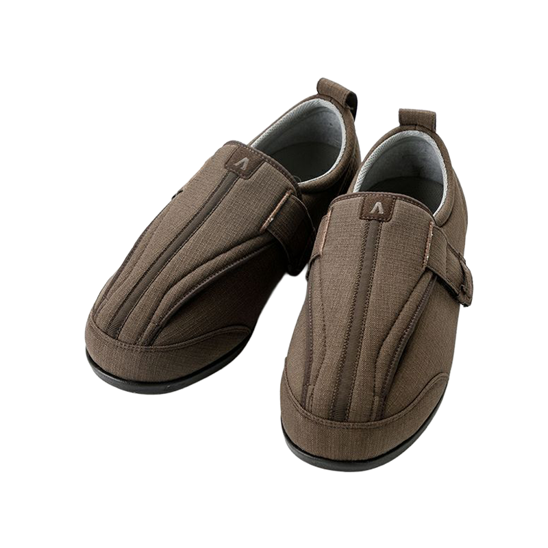 아유미 앞코 와이드 서포트화 L 240-245 브라운 1138