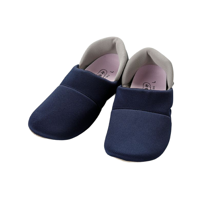 아유미 뒤꿈치 쏙 실내화 LL 260-270 네이비 2239