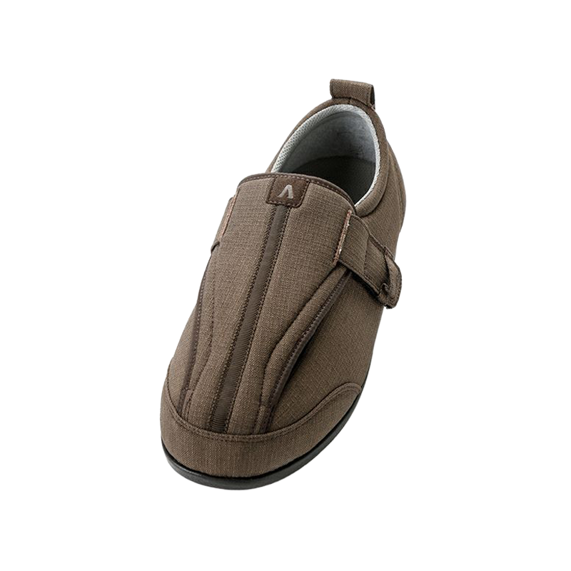 아유미 앞코 와이드 서포트화 (한 짝,왼발) 5E LL 250-255 브라운 7057