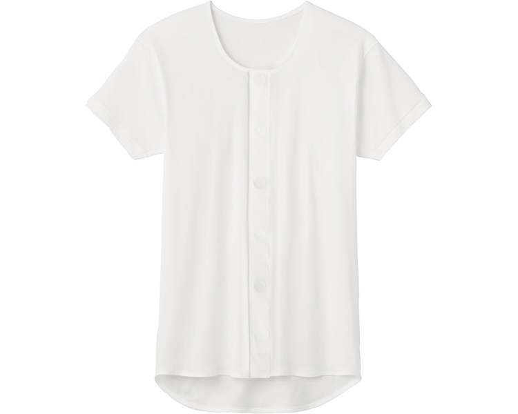 남성 반팔 원터치 셔츠 HWC319 L 화이트