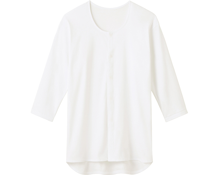 남성 7부 클립 셔츠 HWC118 L 화이트