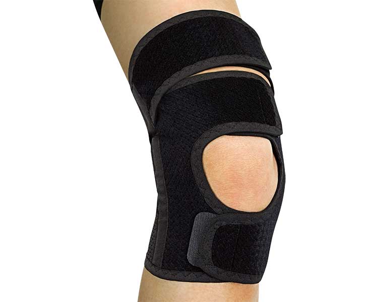 나카야마식 무릎 관절 전용 서포터 1개입 L-LL 블랙