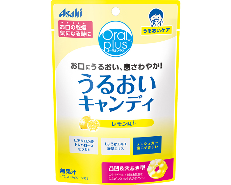 오랄 플러스 보습 캔디 레몬 맛 600653 57g