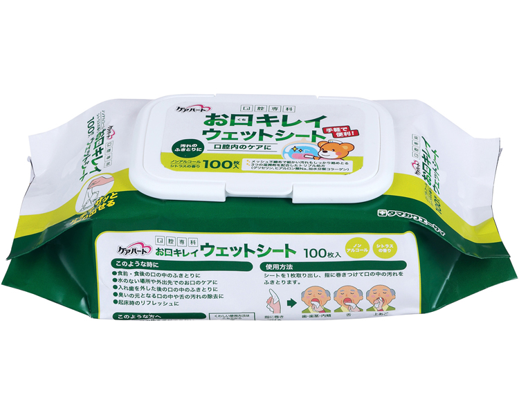 케어하트 구강전용 클린케어 물티슈 N 100매입