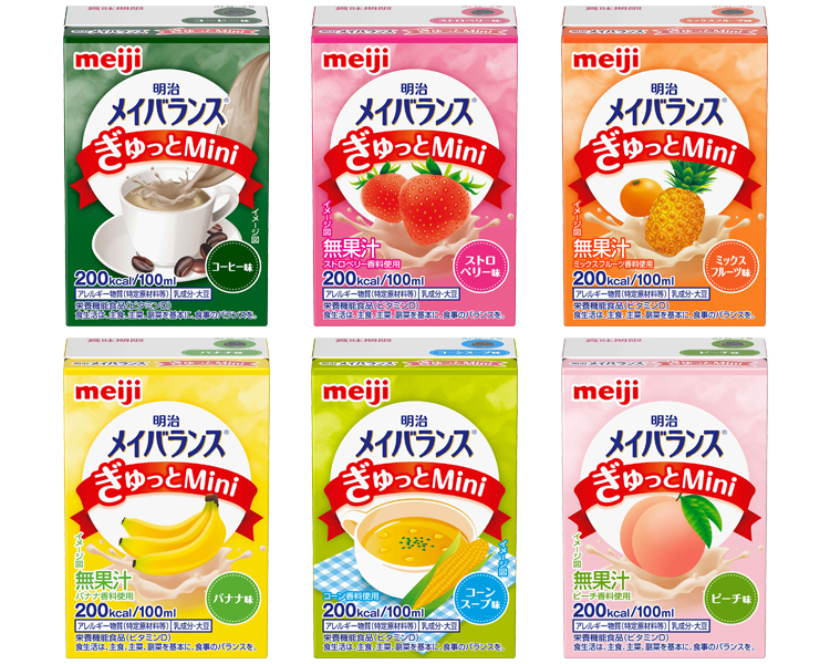 메이지 밸런스 미니 농축 세트 (종합 박스) 6종×4개입