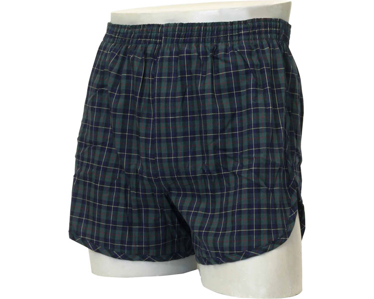 남성 요실금 팬티 80cc 트렁크 070-520030-00 M 그린체크