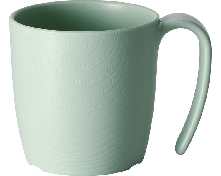 손잡이 편한 나뭇결 컵 NMGS1HB 그린