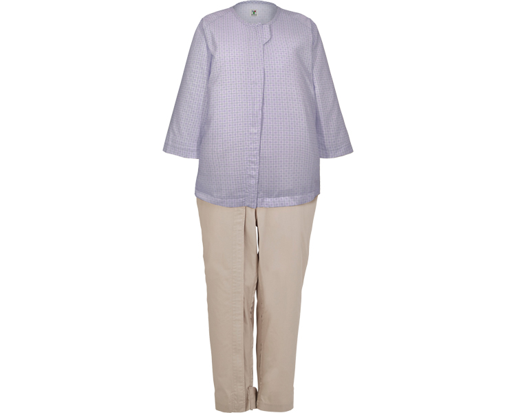 후도 D형 간병용 잠옷 (사계절용) 107232 S 퍼플