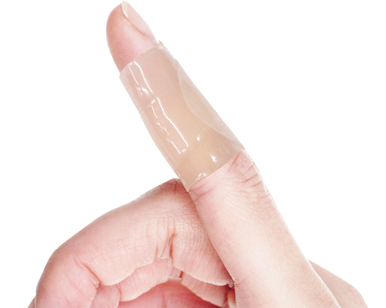 나카야마식 손가락 젤 보호대 2매입 프리사이즈