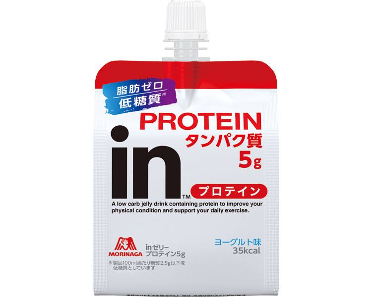 모리나가 in 젤리 프로틴5g 지방제로 저당 요구르트 맛 180g×6개입