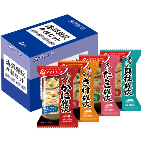 아마노푸드 해산물죽 4종세트