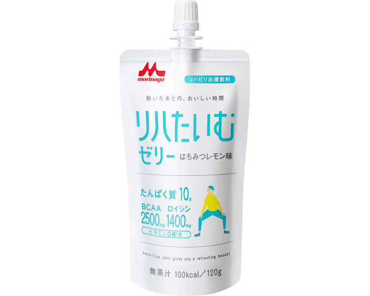 모리나가 리아타임 단백질 10g BCAA 함유 젤리 꿀 레몬맛 658614 120g