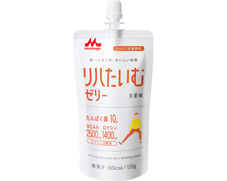 모리나가 리아타임 단백질 10g BCAA 함유 젤리 감귤 맛 658615 120g