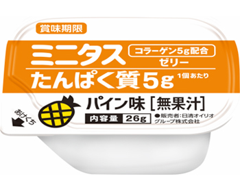 미니타스 단백질5g 콜라겐5g 젤리 파인애플 맛 22188 26g×9개